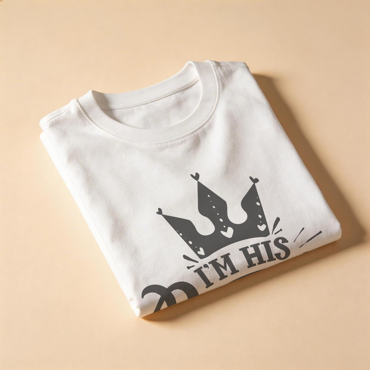 Camiseta para Parejas 'I'm His Queen' con Corona