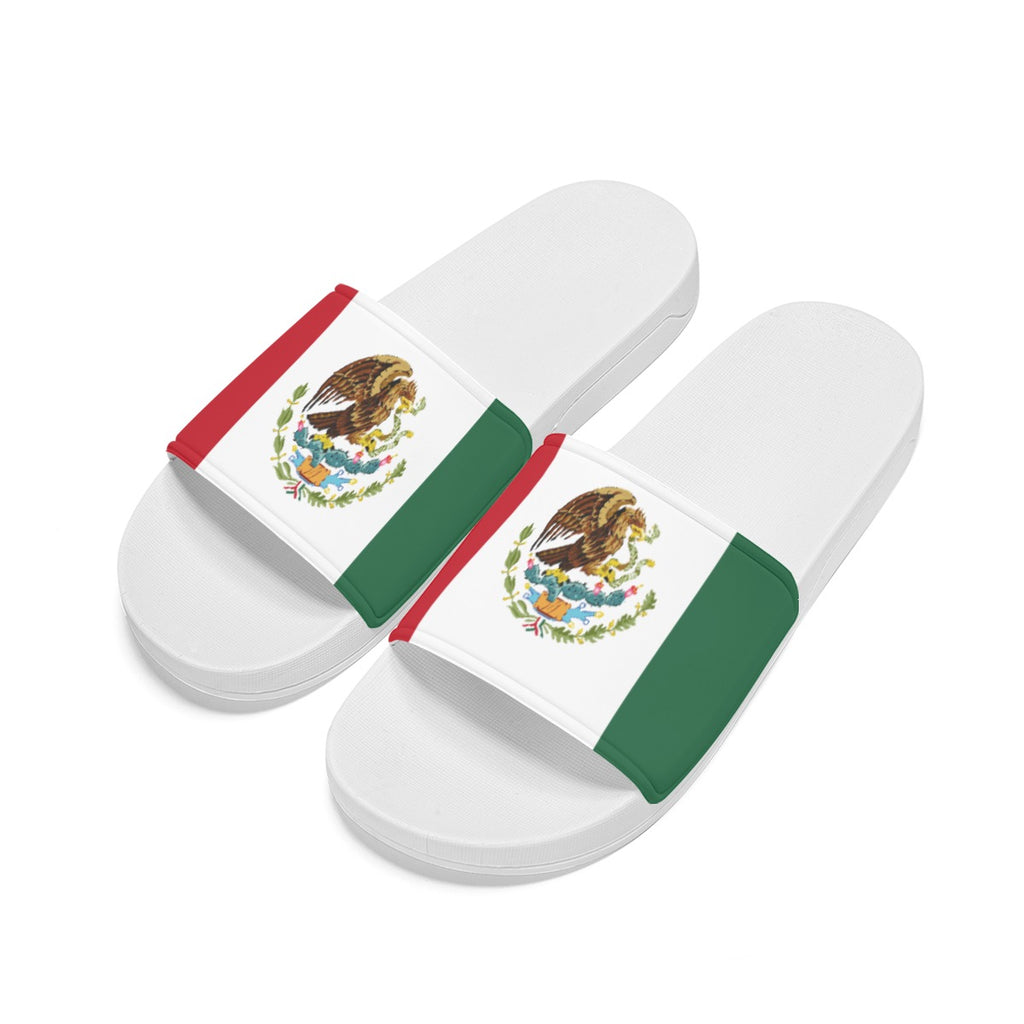 Sandalias Hombre México Antideslizantes Diseño Bandera Mexicana