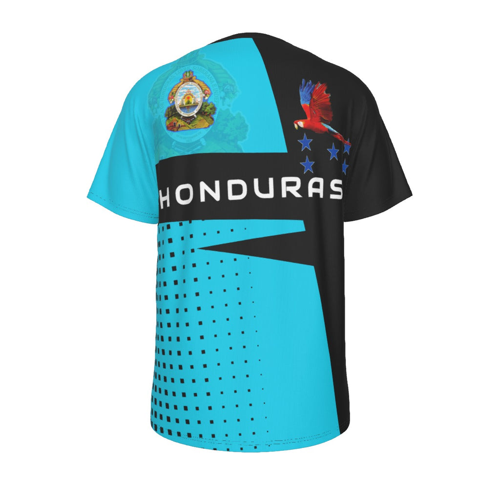 Camiseta Honduras Identidad Nacional – Guacamaya y Escudo Unisex