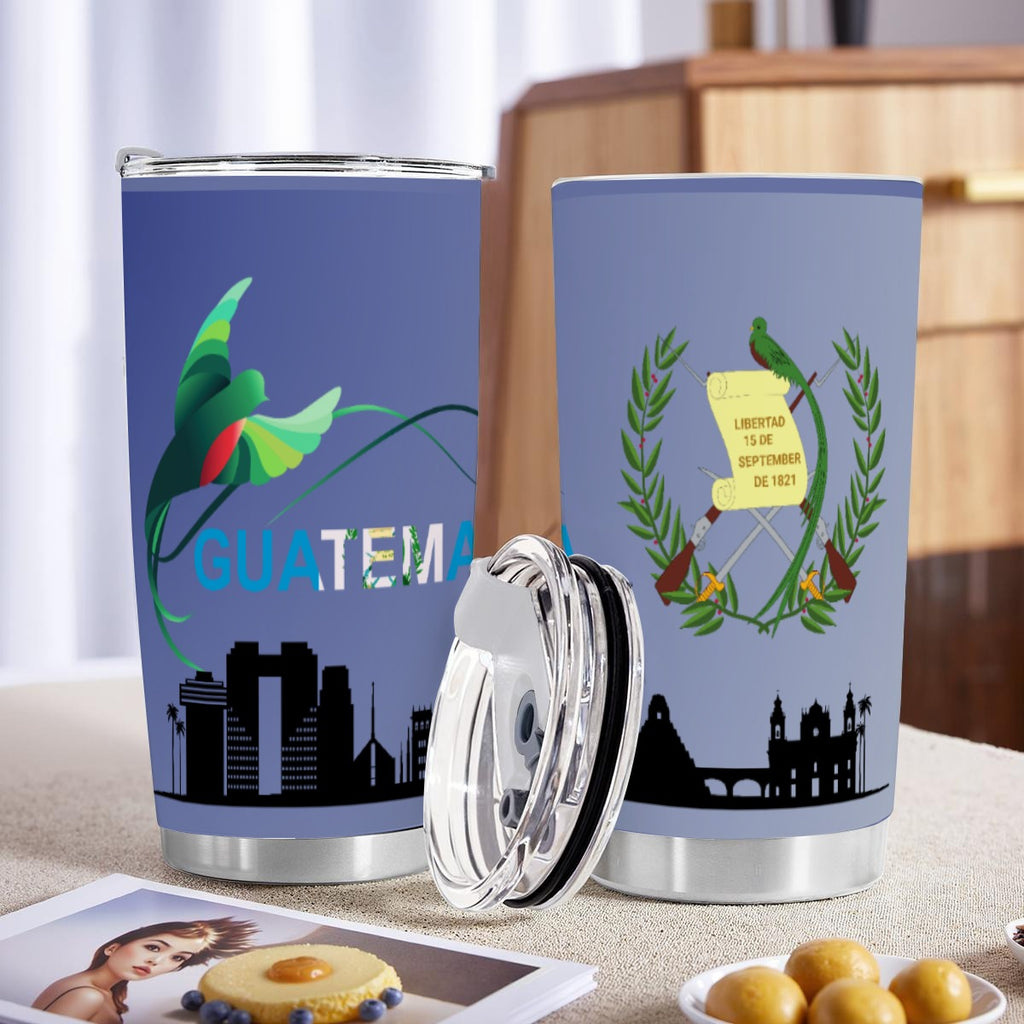 Tumbler Guatemala 20oz – Vaso Térmico de Acero Inoxidable con Tapa Antiderrame