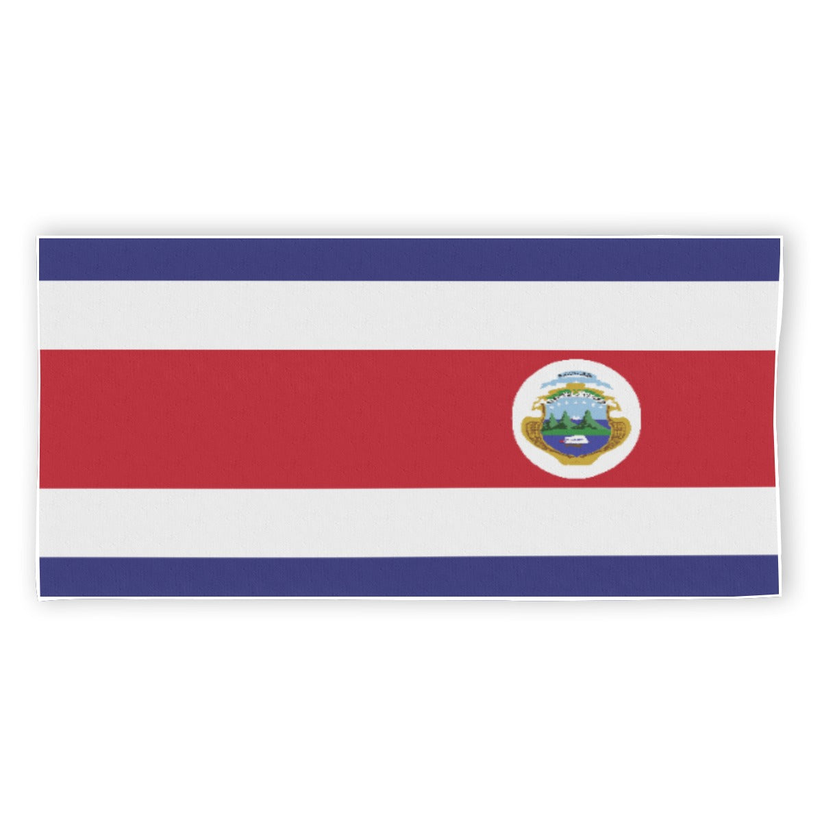 Toalla de Playa Costa Rica Poliéster Diseño Bandera Costarricense