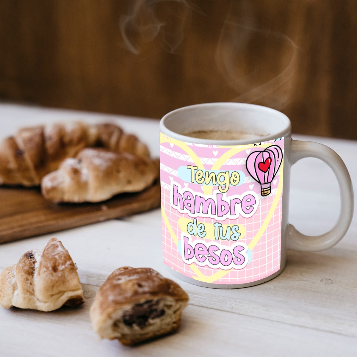 Tumbler - Taza Tengo Hambre de Tus Besos – Colección San Valentín