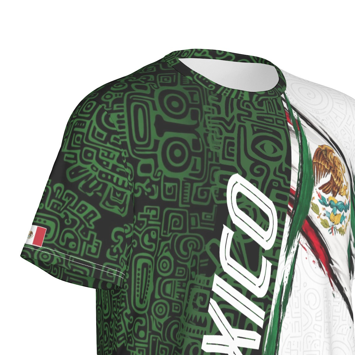 CAMISETA MÉXICO AZTECA JEROGLÍFICOS HOMBRE