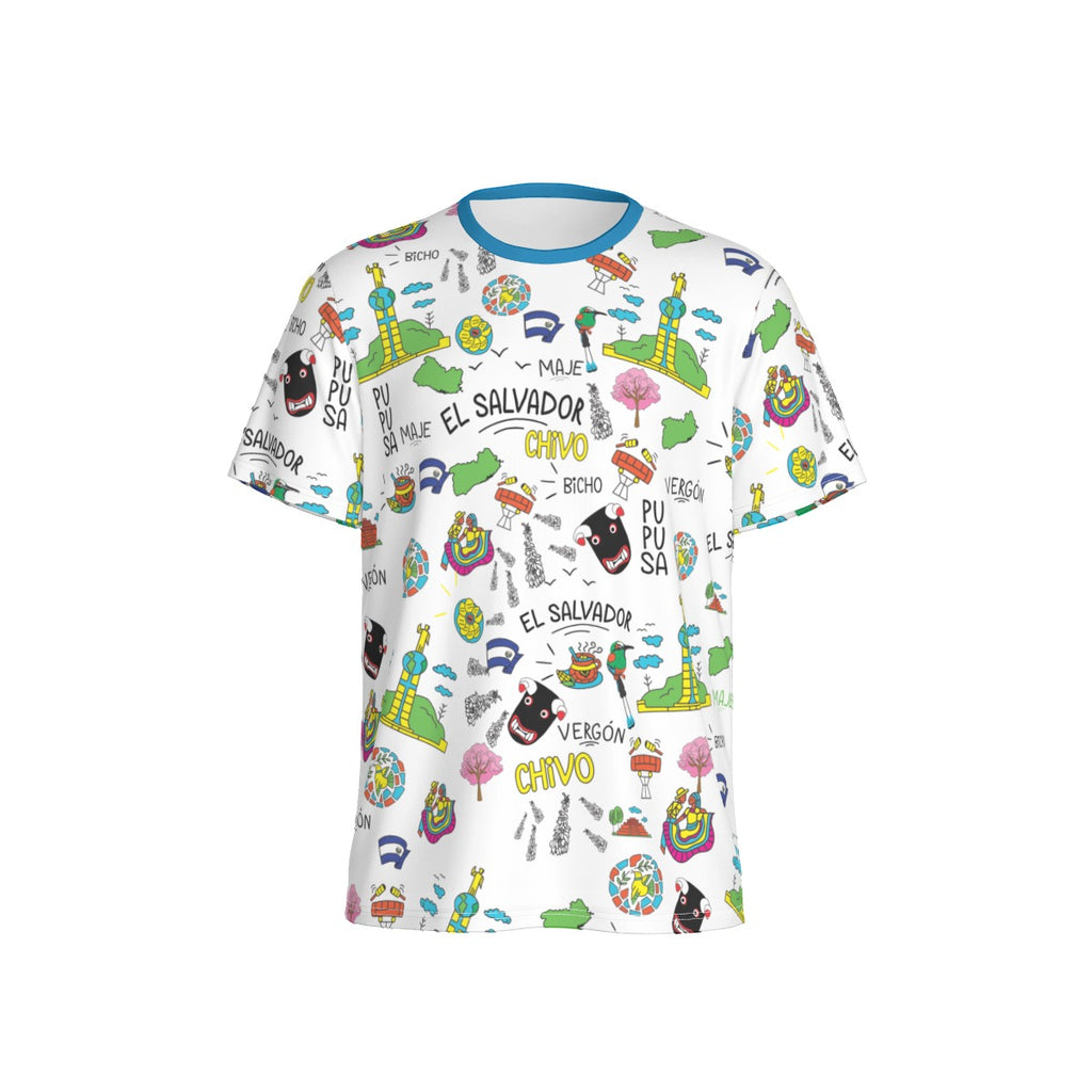 Camiseta El Salvador dichos y exresiones Streetwear Cultural – Identidad Ilustrada Hombre