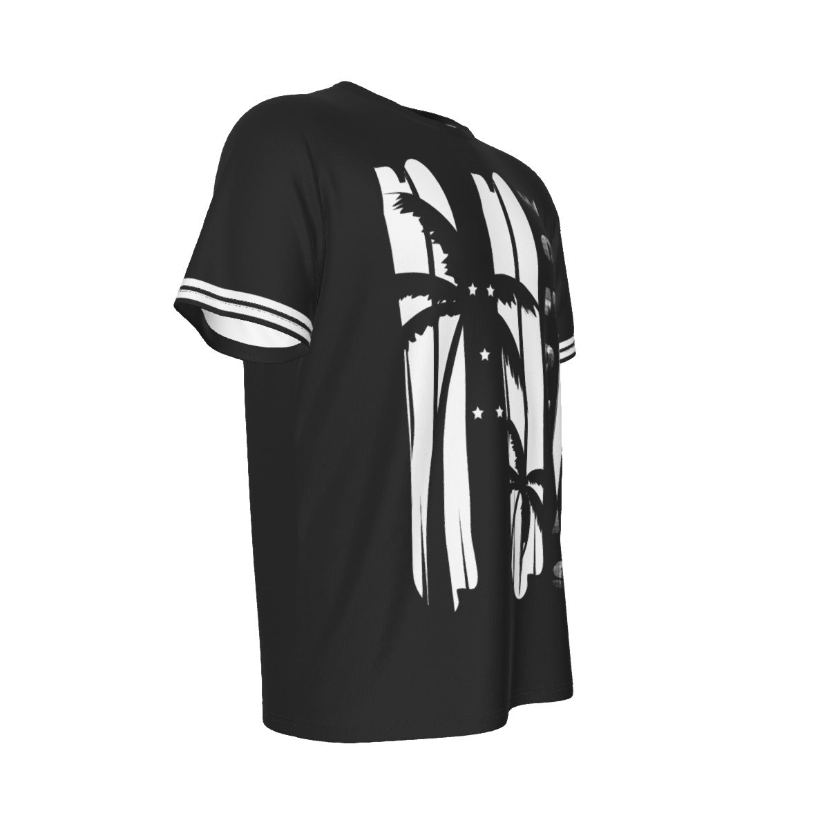 Camiseta Honduras Bandera Minimalista Palma Negra Unisex