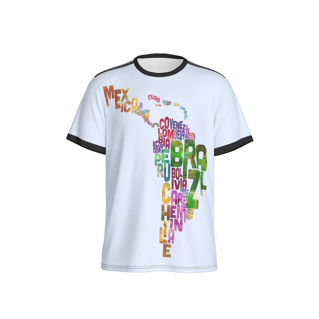 Camiseta Mapa Latinoamérica – Identidad Cultural Unisex