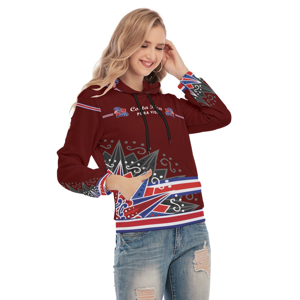 Sudadera con Capucha Costa Rica Streetwear Mujer – Pura Vida Urbana