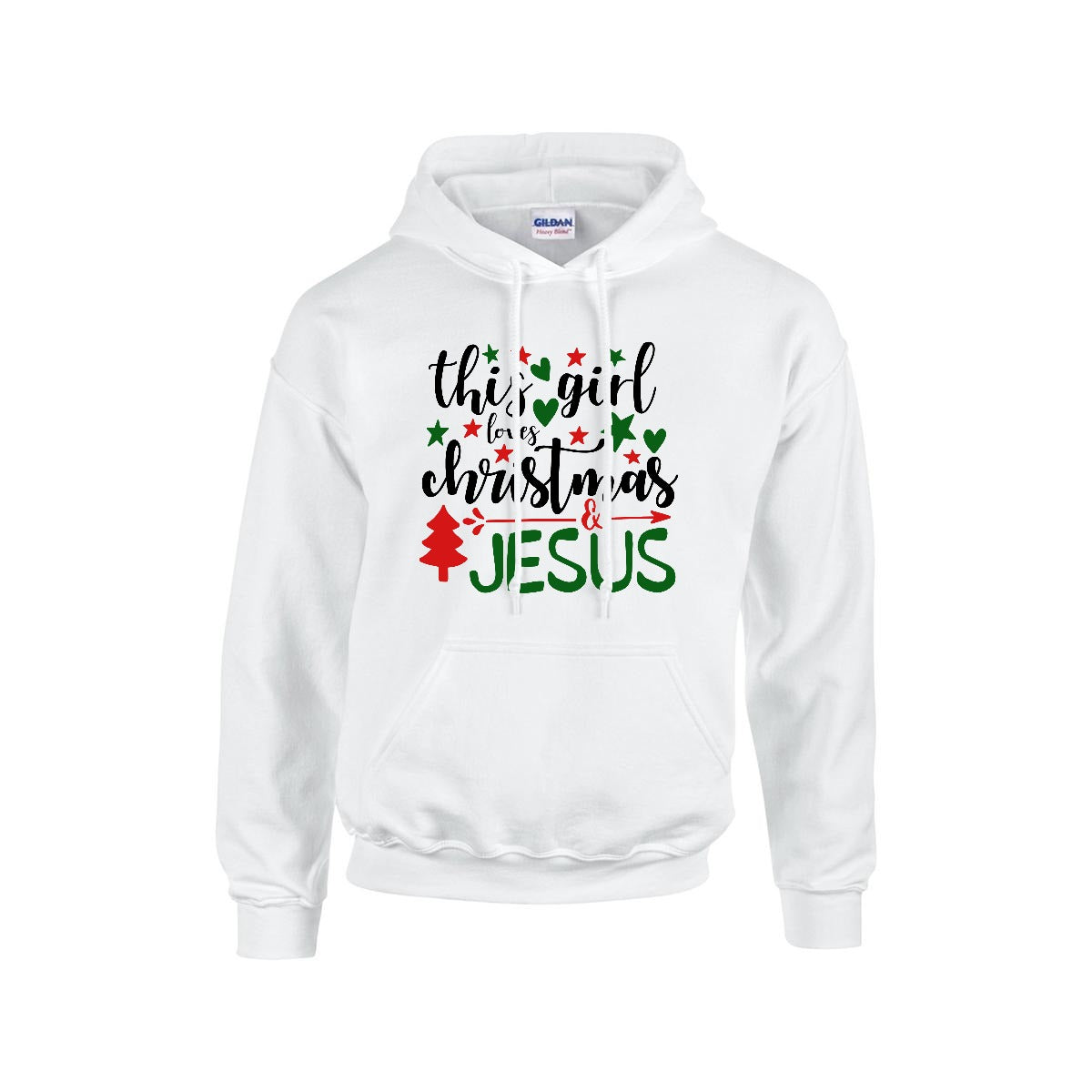 Christmas Hoodie This Girl Loves Christmas & Jesus