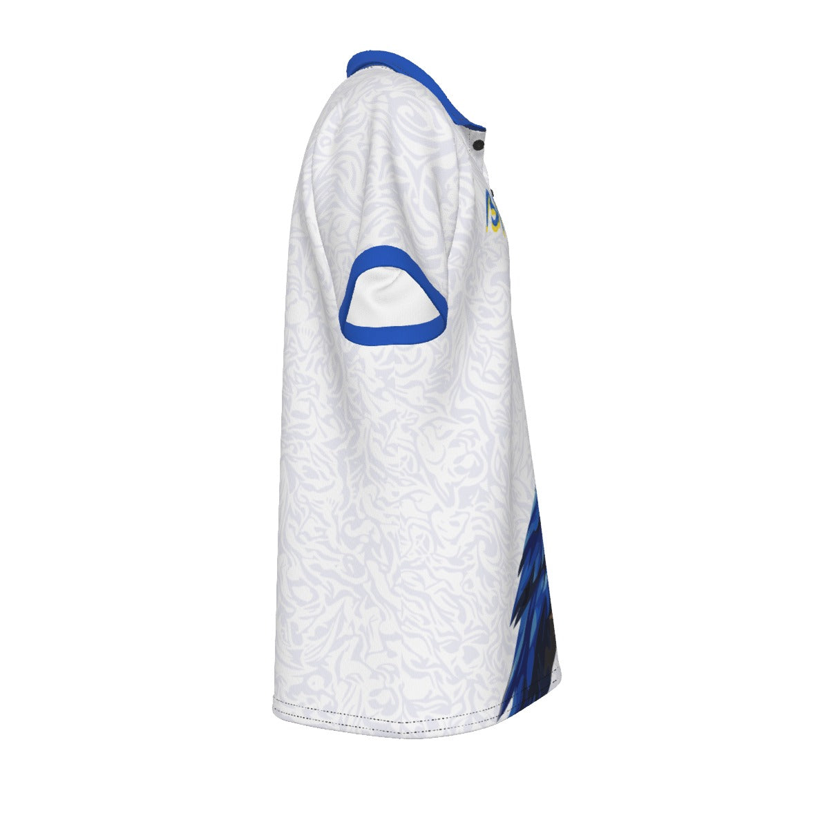 Polo Brasil guacamaya tropical | Camisa blanca elegante con diseño exótico y estilo brasileño