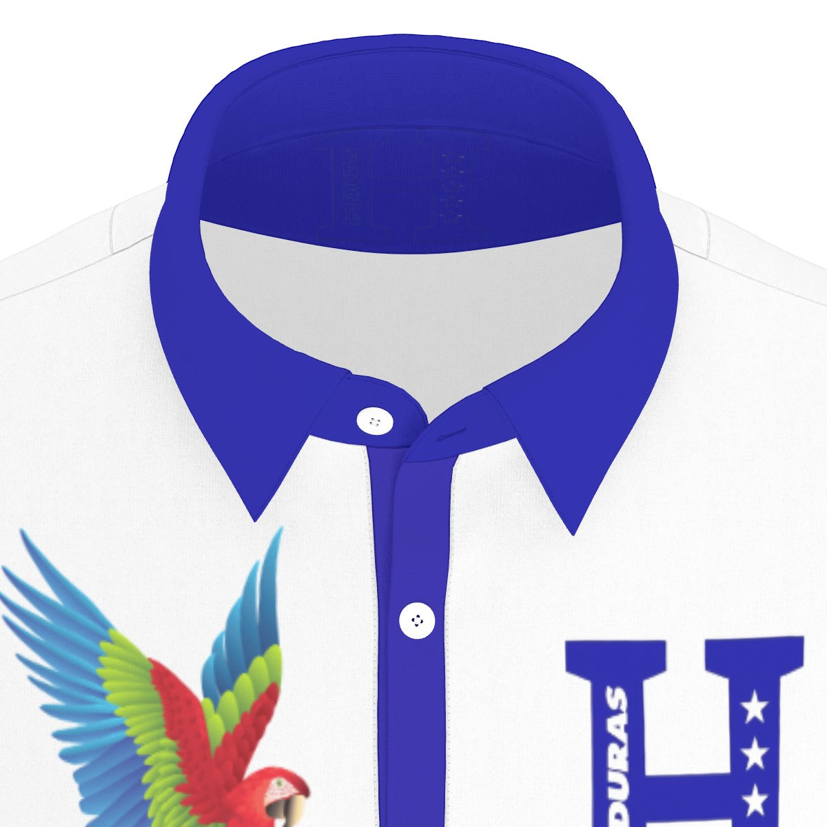 Polo Deportivo Honduras Blanco – Elegancia y Orgullo Catracho