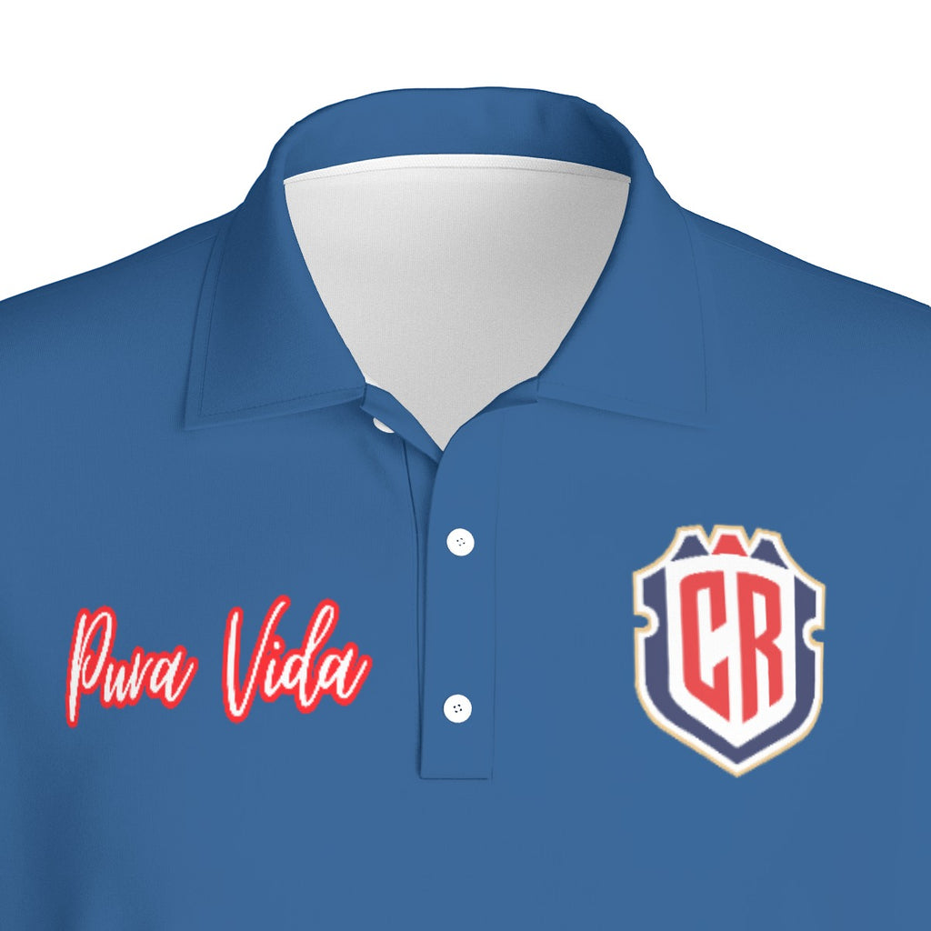 Camiseta Tipo Polo Costa Rica Streetwear – Pura Vida Urbana (Hombre)