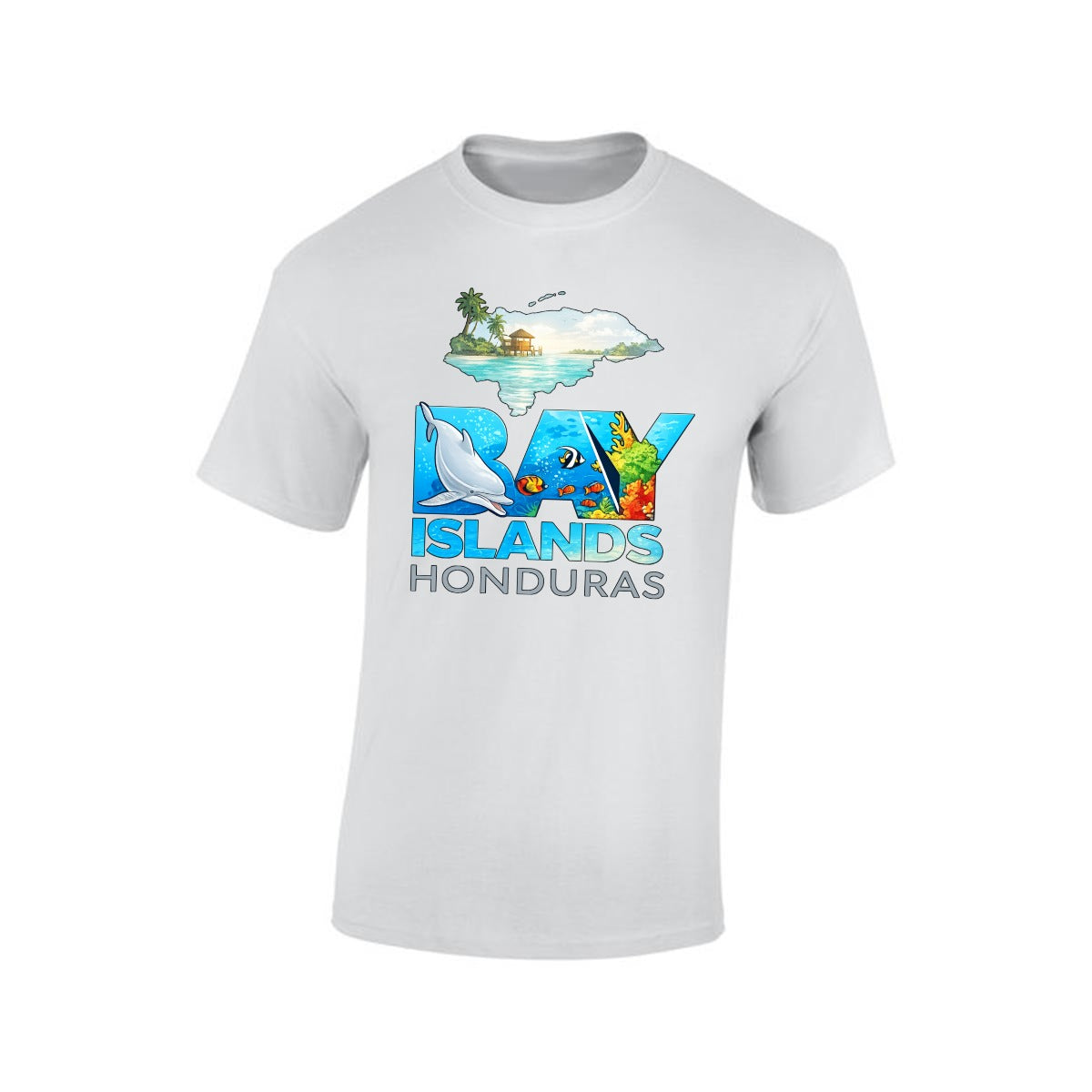Camiseta / Hoodie / Tank Top Bay Islands Honduras  Edición Caribe Tropical Unisex