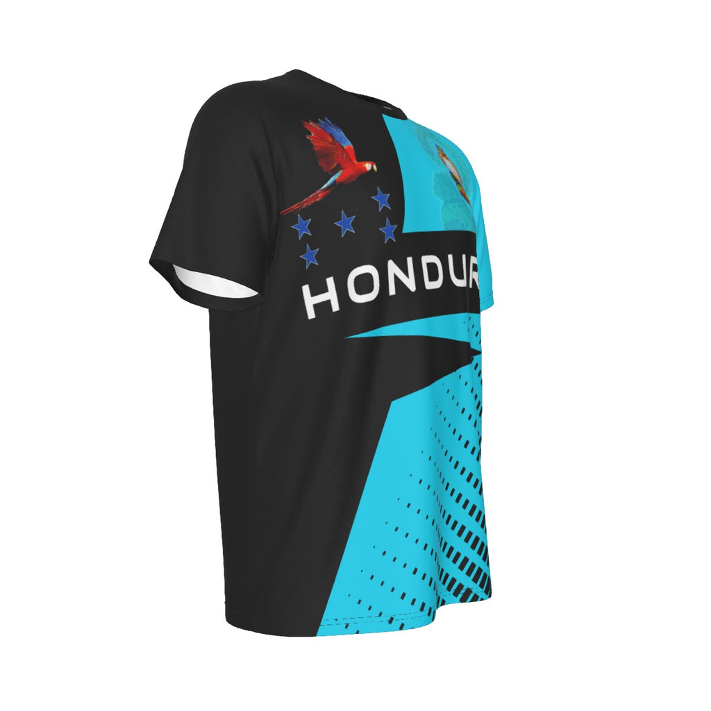 Camiseta Honduras Identidad Nacional – Guacamaya y Escudo Unisex