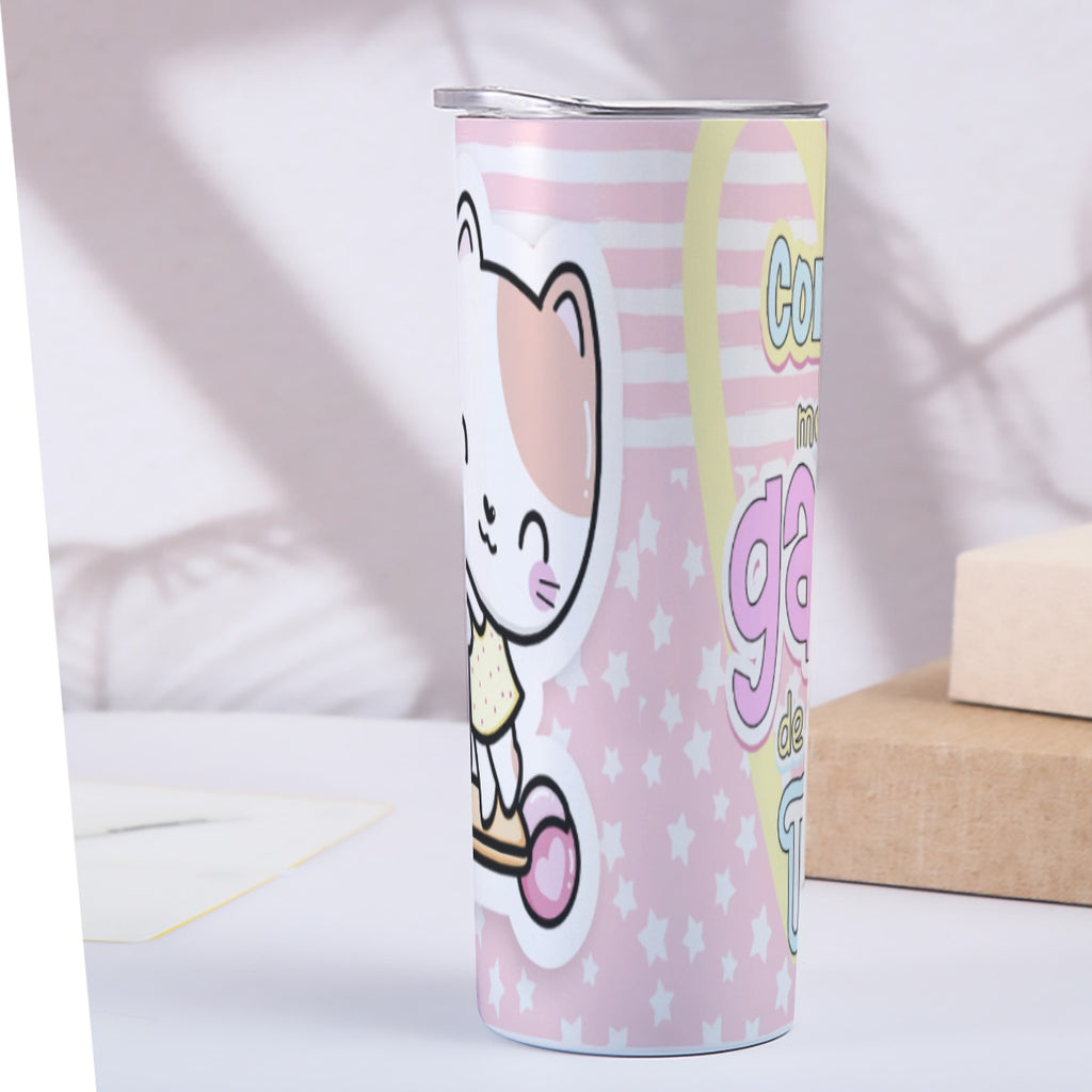 Tumbler -TazaContigo Me Dan Ganas de Vivirlo Todo – Colección San Valentin