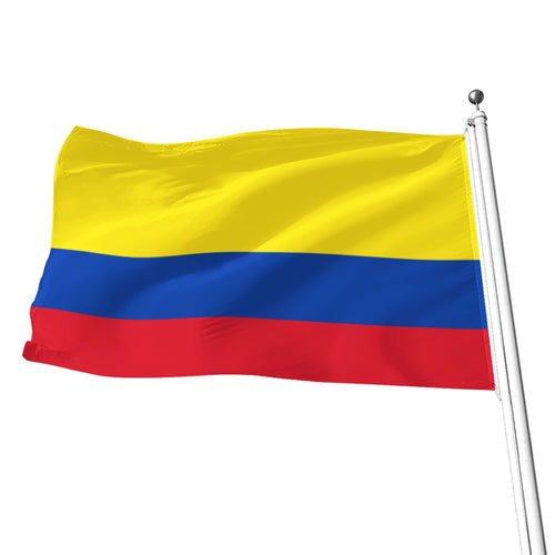 Bandera Colombia Tricolor Amarillo Azul y Rojo Clásica