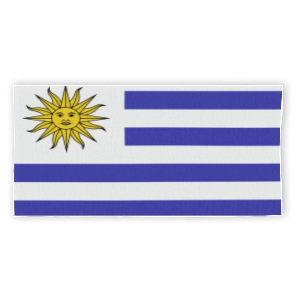 Toalla de Playa Uruguay Poliéster Diseño Bandera Uruguaya