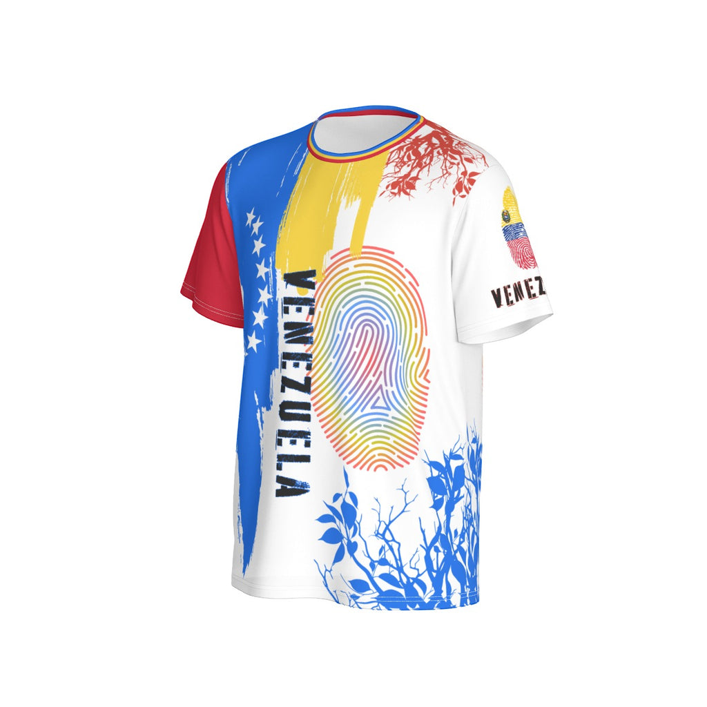 Camiseta Venezuela Huella Cultural Tricolor Unisex