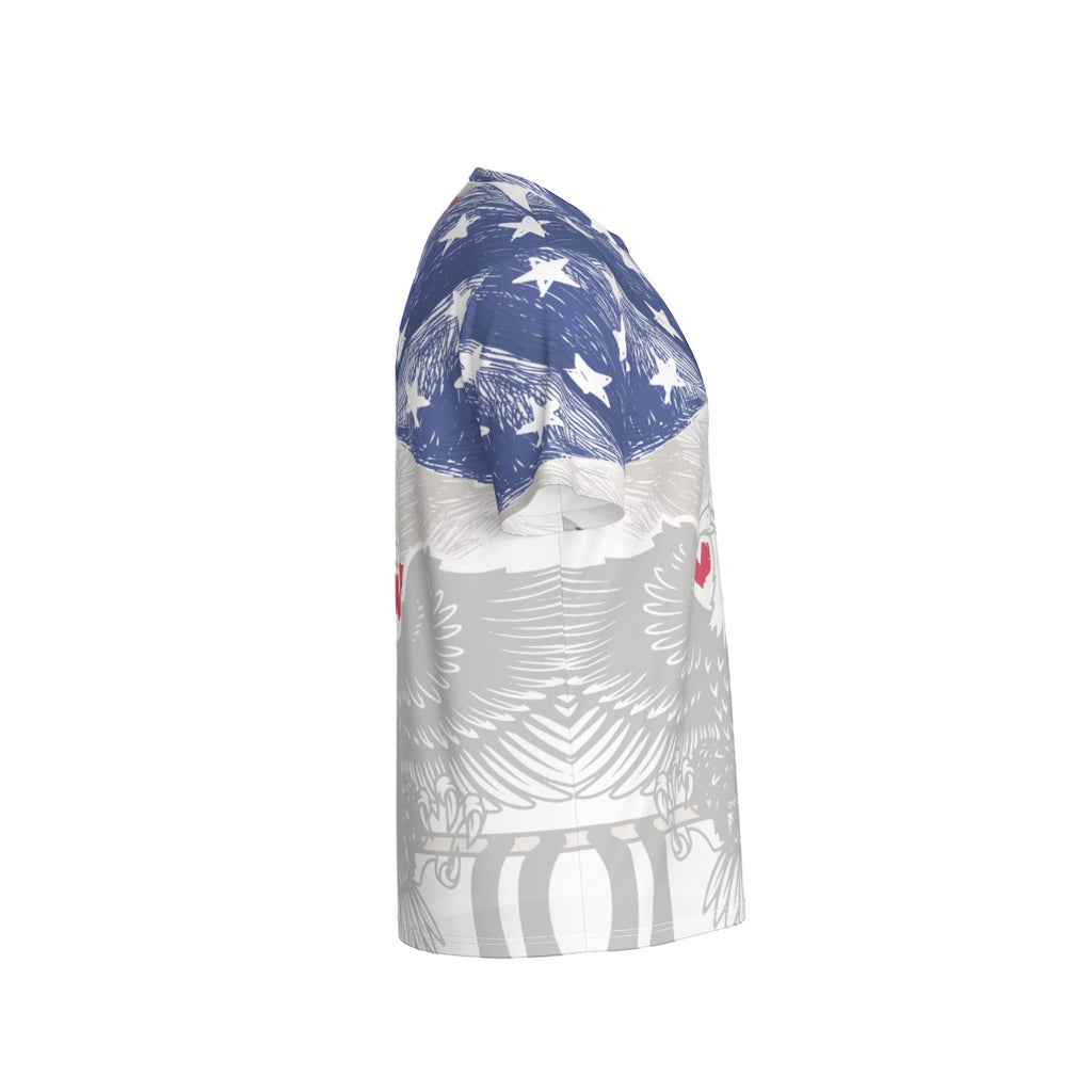 Camisa USA Eagle Patriótica Streetwear – American Freedom Hombre