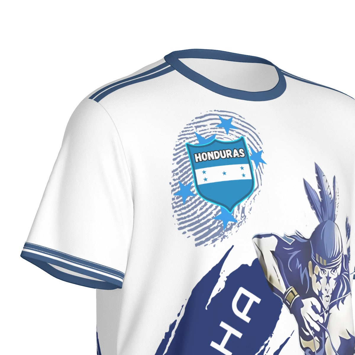 Camiseta Honduras Guerrero Casique Ancestral Garra Blanca Unisex