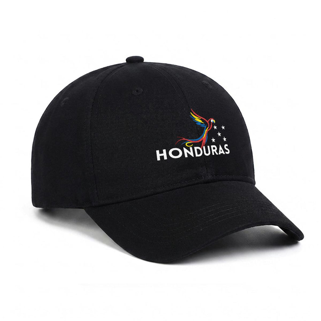 Gorra de Honduras Bordada Premium Guacamaya de Algodón Estilo Casual