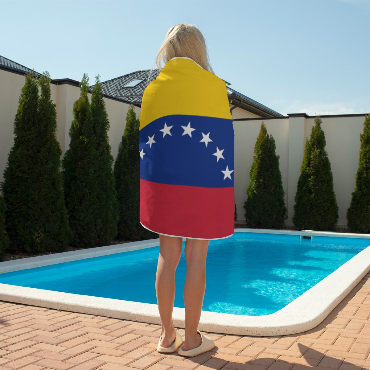 Toalla de Playa Venezuela Poliéster Diseño Bandera Venezolana