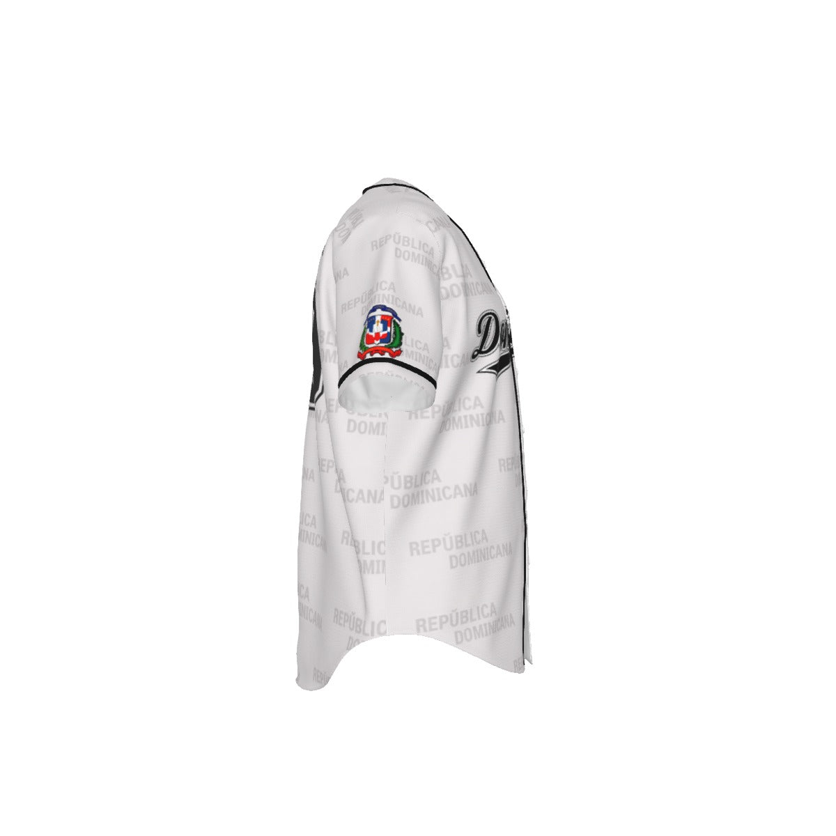 Camiseta Tipo Jersey Béisbol Dominicana Personalizable con Nombre y Número