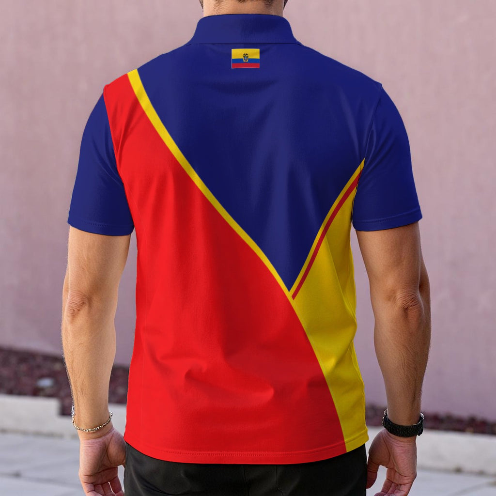 Polo Ecuador Patriótico para Hombre – Estilo Deportivo y Casual