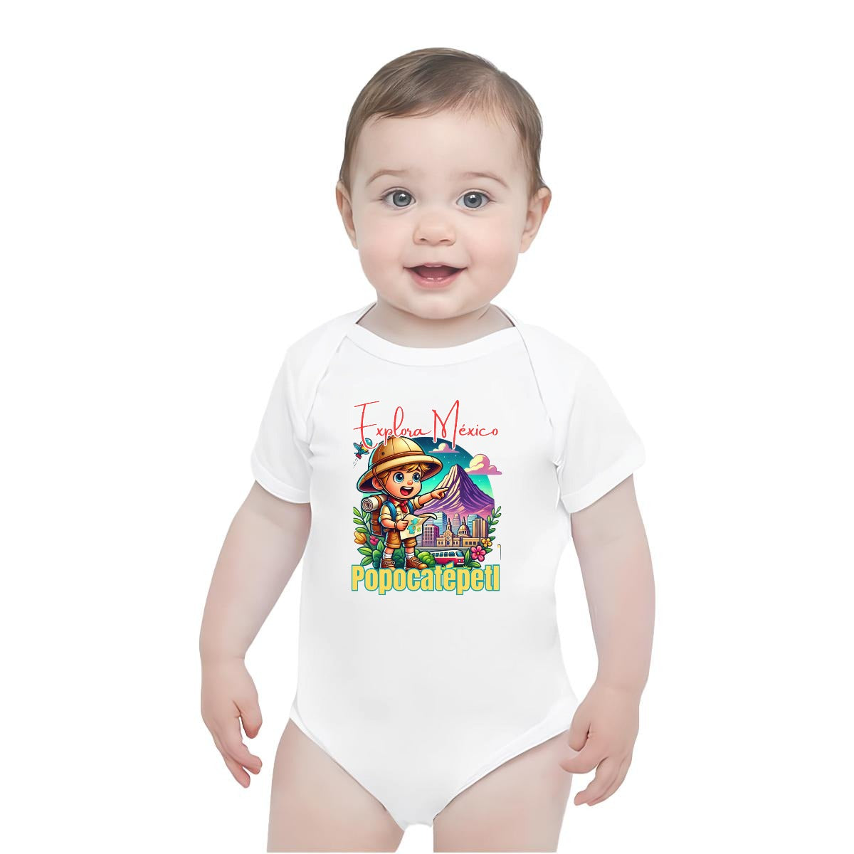Bodysuit Bebé Explora México Popocatépetl