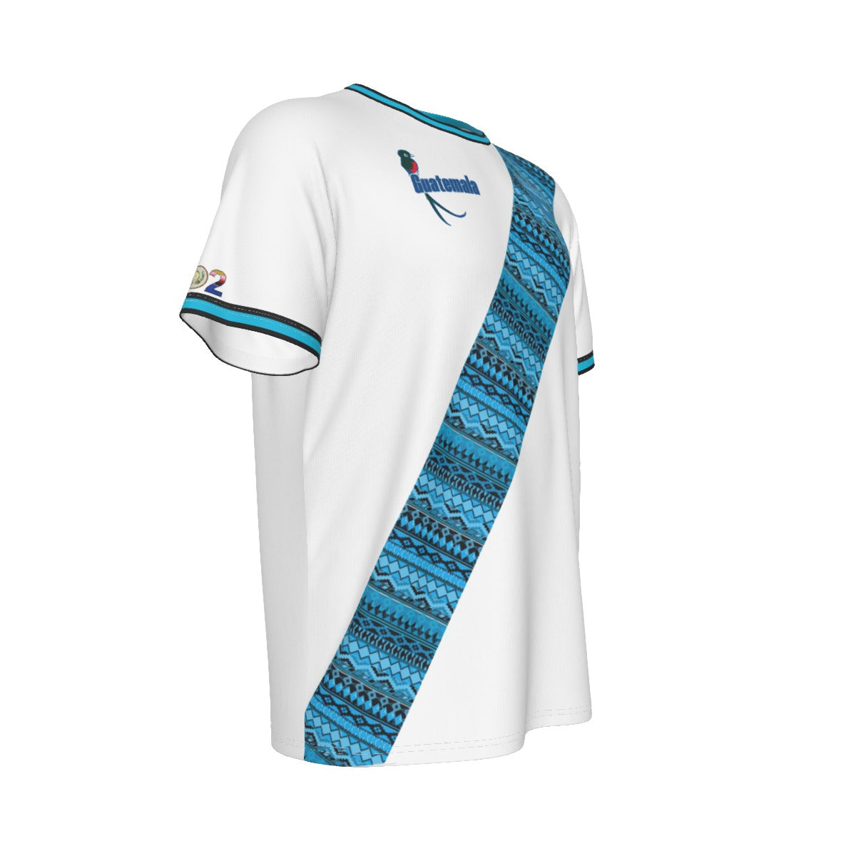 Camiseta Guatemala Franja Maya Azul Orgullo Chapin