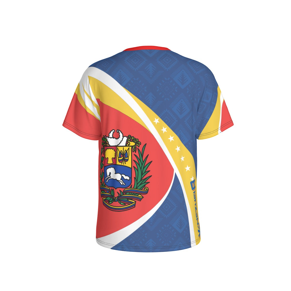 Camiseta Venezuela Patriótica – Escudo Nacional Tricolor Unisex
