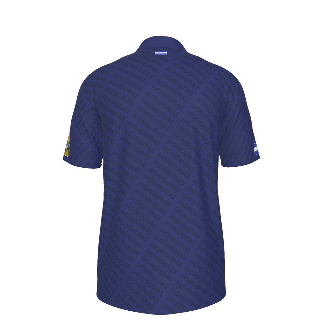 Camisa Polo Honduras Big H - Identidad Nacional – Guacamaya Roja Azul (Hombre)