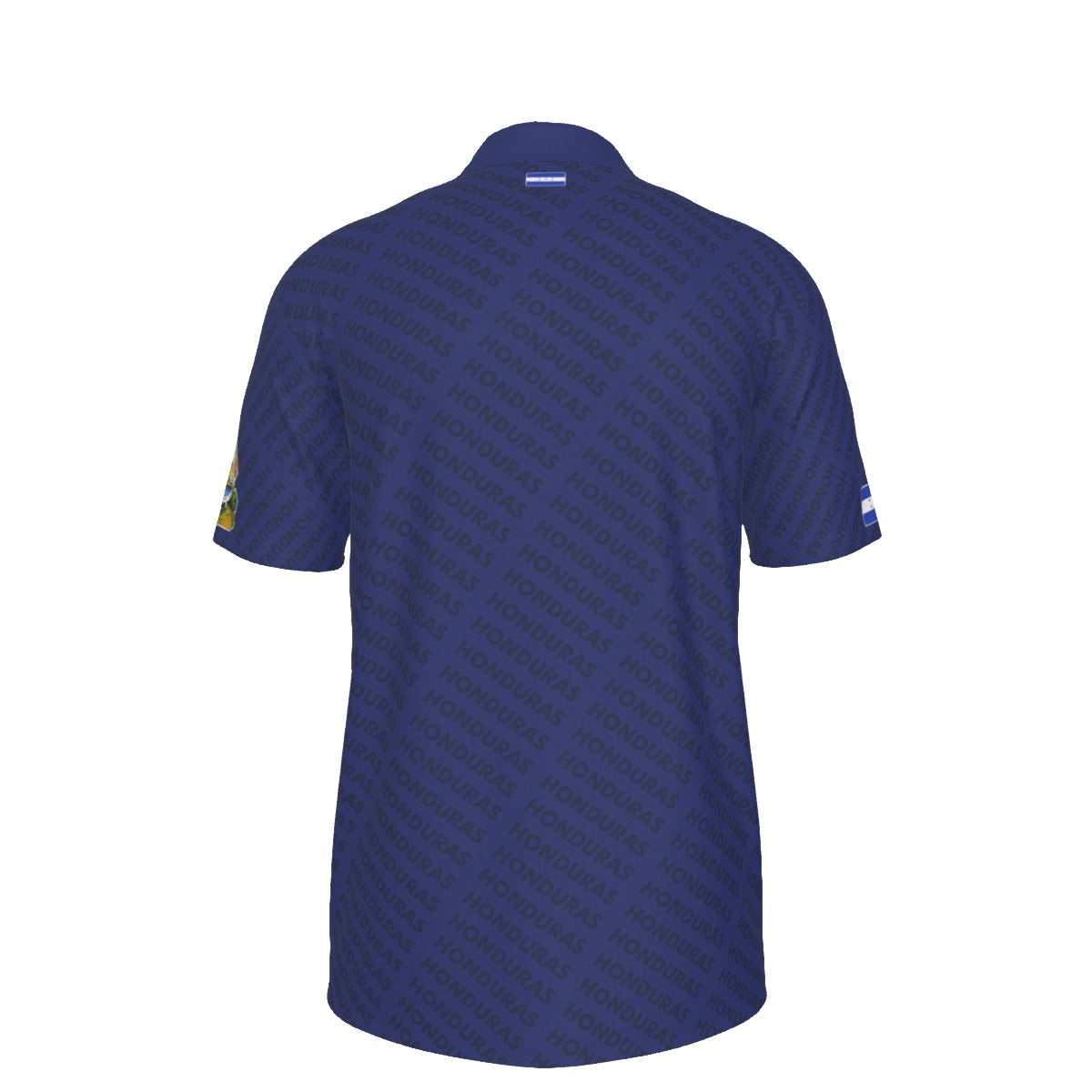 Camisa Polo Honduras Big H - Identidad Nacional – Guacamaya Roja Azul (Hombre)