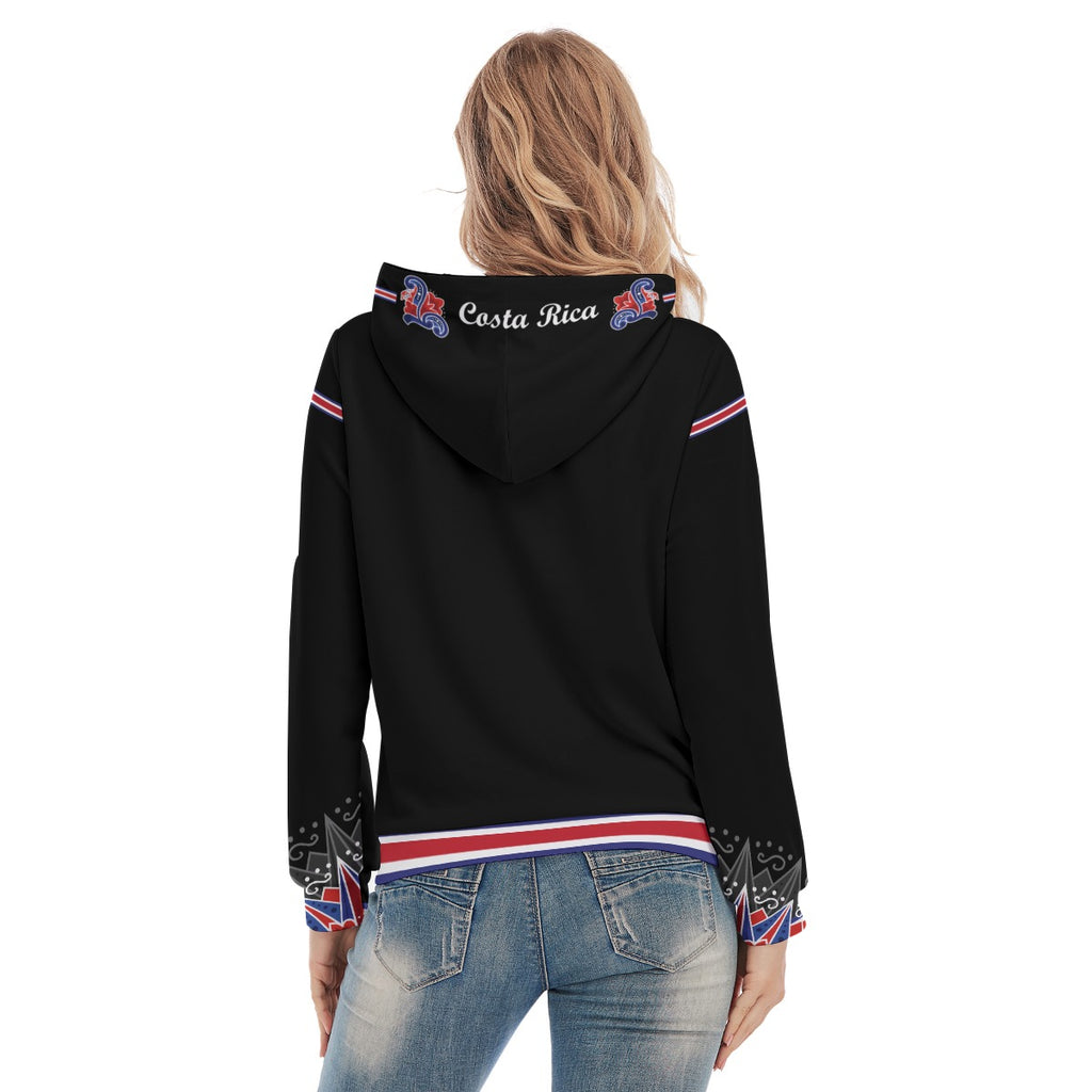 Sudadera con Capucha Costa Rica Streetwear Mujer – Pura Vida Urbana