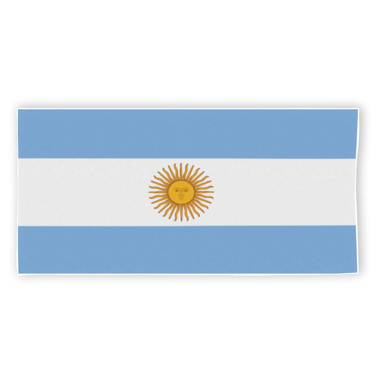 Toalla de Playa Argentina Poliéster Diseño Bandera Argentina