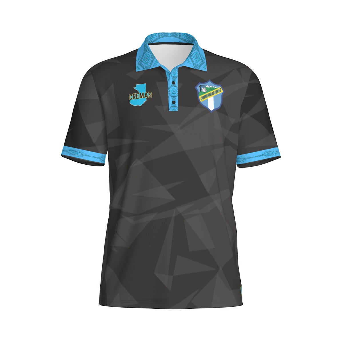 Camiseta Tipo Polo Guatemala Comunicaciones /Cremas Streetwear – Estilo Urbano Deportivo (Hombre)