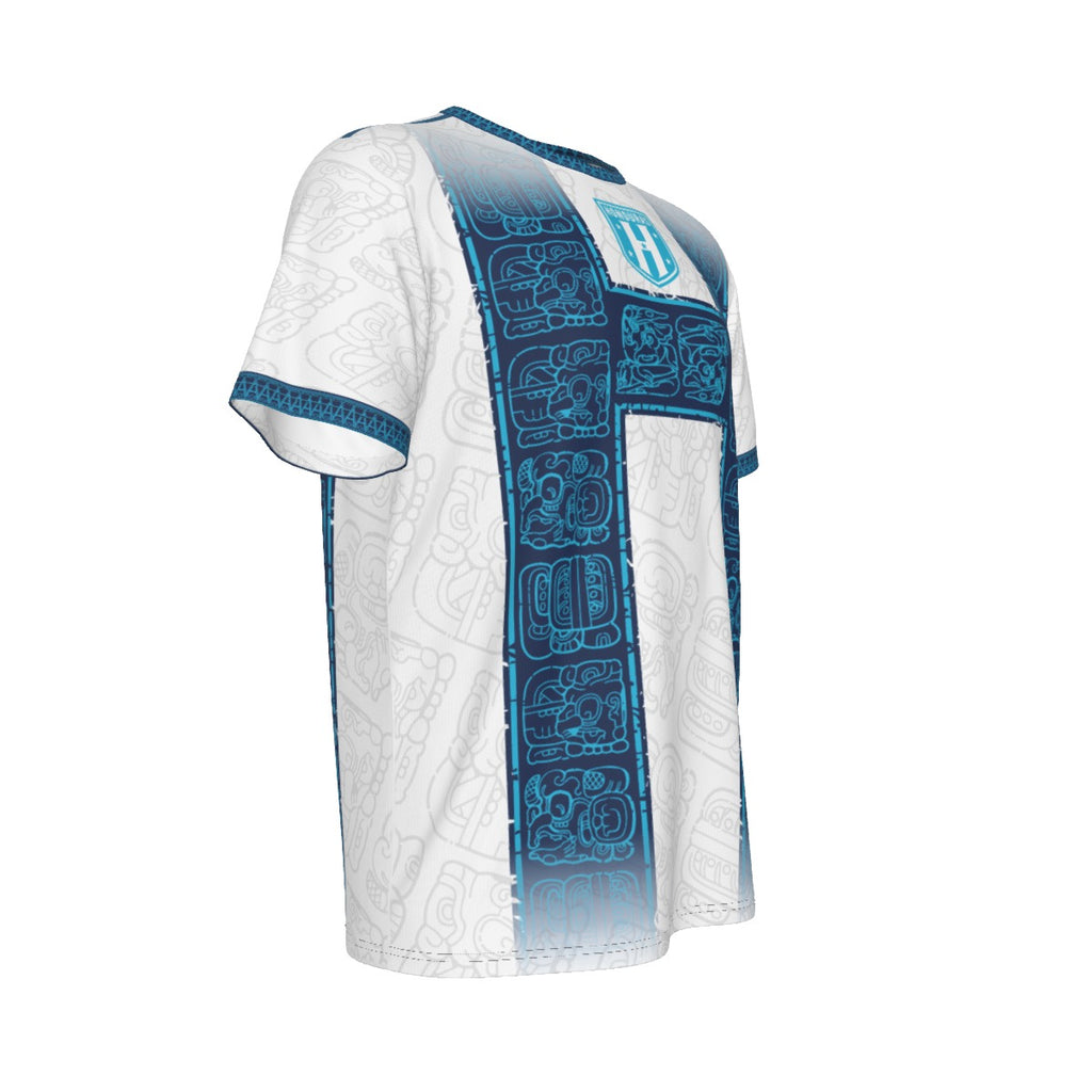 Camiseta Honduras Maya Cultural – Símbolos Ancestrales Blanca