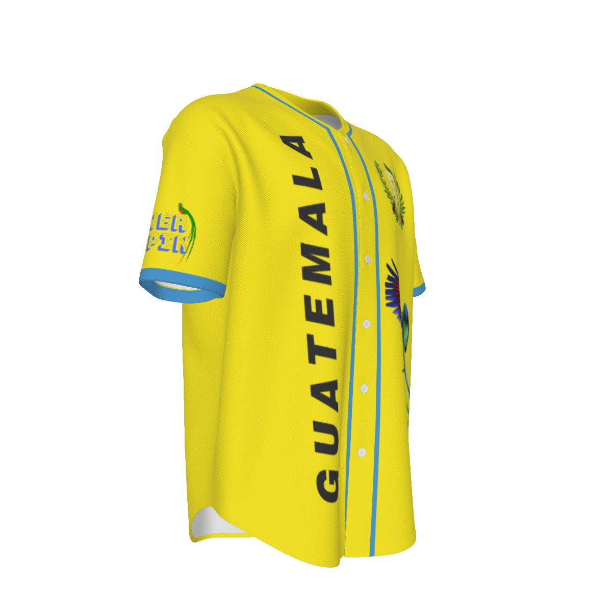 Jersey de Béisbol Guatemala Amarillo  Edición Quetzal