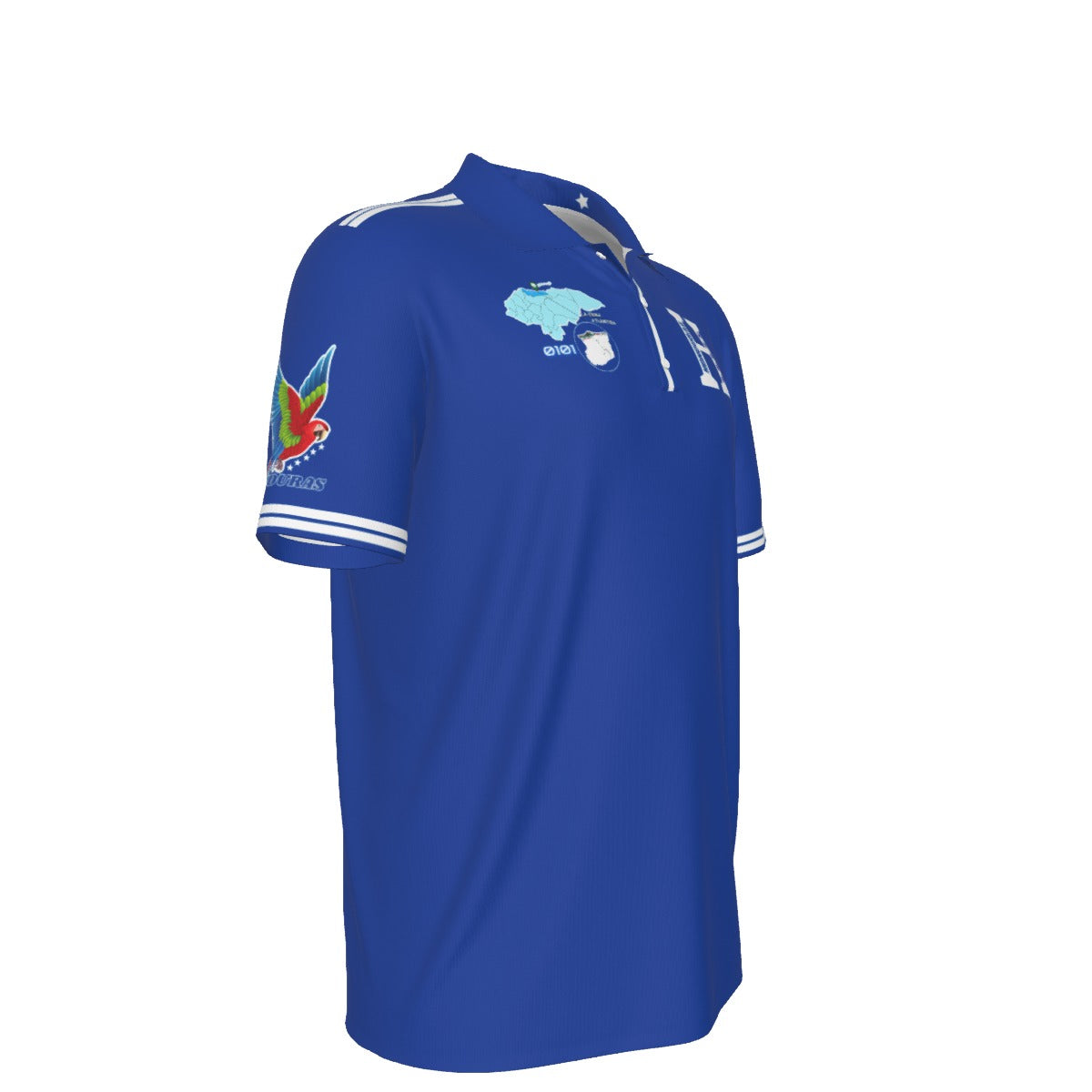 Camisa Polo Honduras La Ceiba 0101 Mapa Origen Azul Hombre