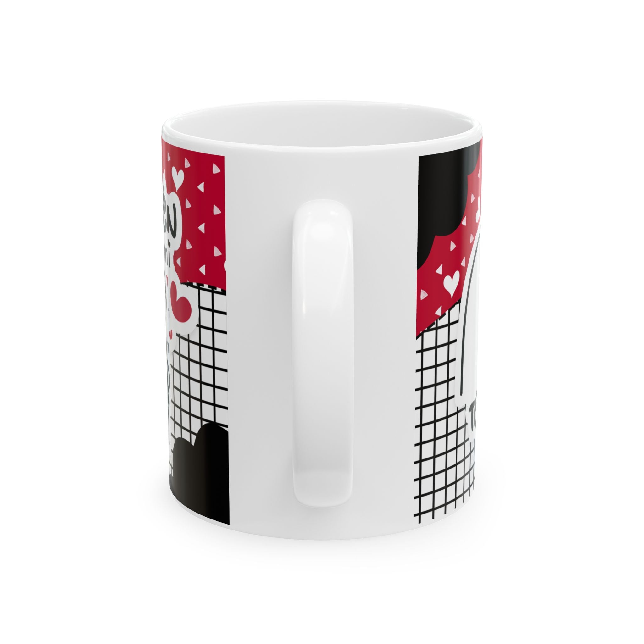 Taza San Valentin “Te Quiero a Mi Lado” Diseño Amor Regalo Divertido Romántico