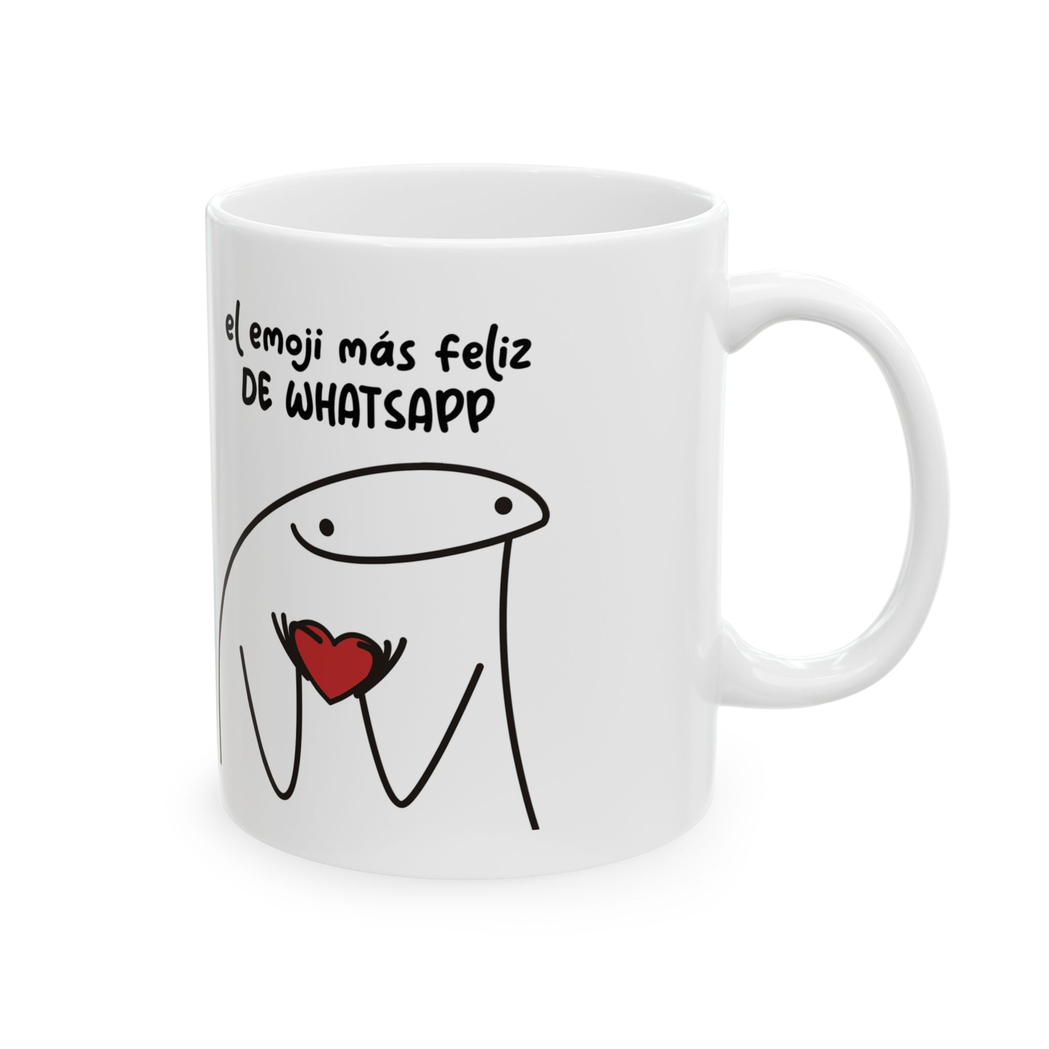 Taza San Valentín “El Emoji Más Feliz” Taza Romántica