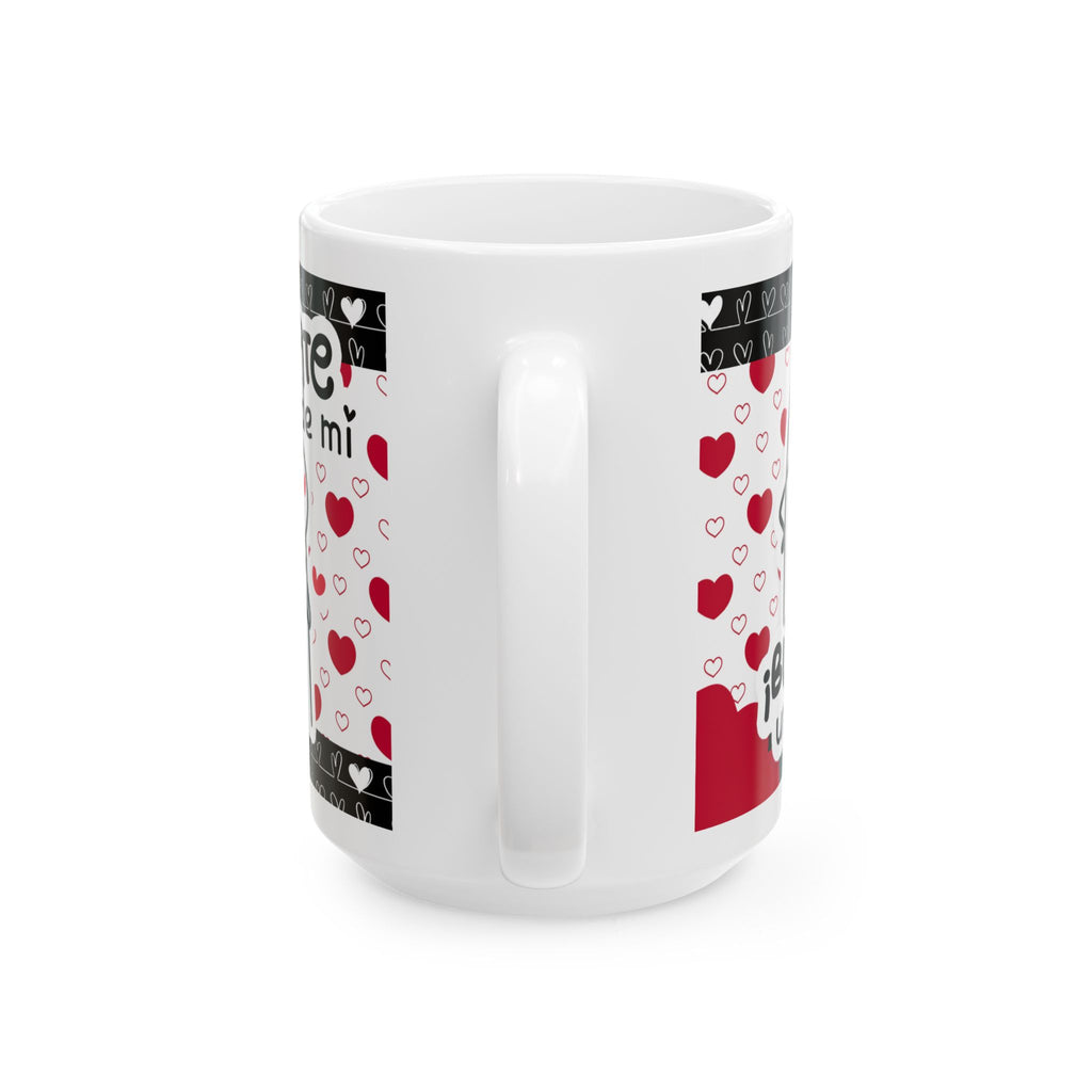 Mug San Valentín “Búscate un GPS y Ubícate Cerquita de Mí” Taza Divertida de Amor