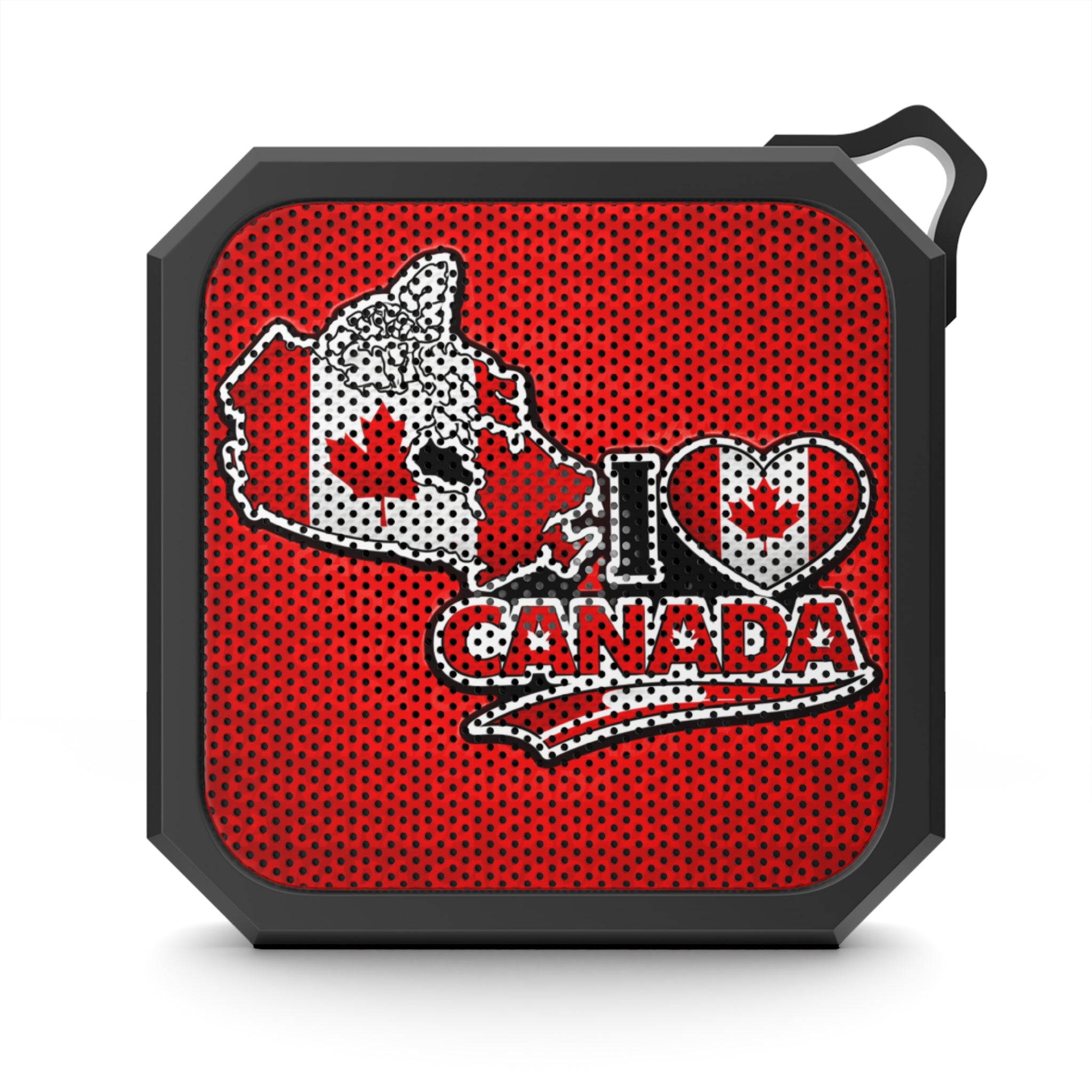 Bocina Bluetooth Canadá Portátil Resistente al Agua Diseño Patriótico I Love Canadá
