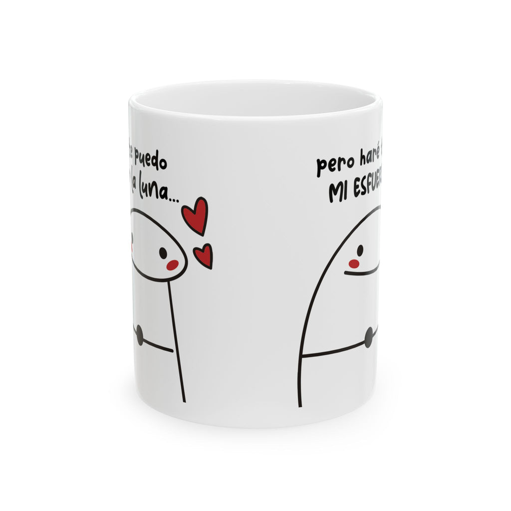 Taza San Valentin “Mi Esfuerzo” Taza Romántica