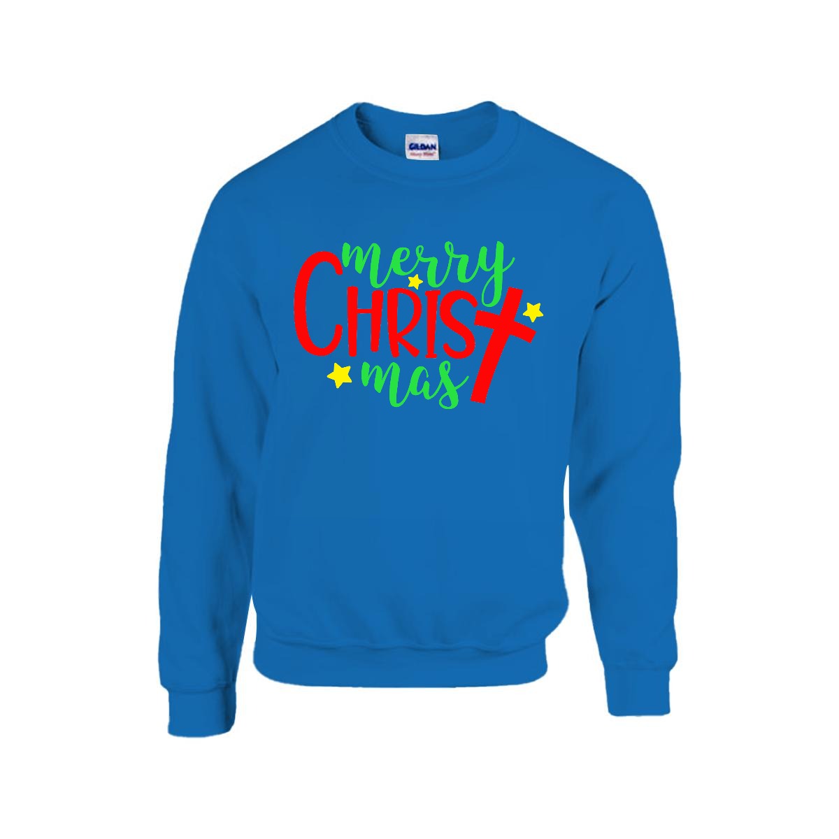 Sudadera Cristiana 'Merry Christ-mas' Cruz Navideña