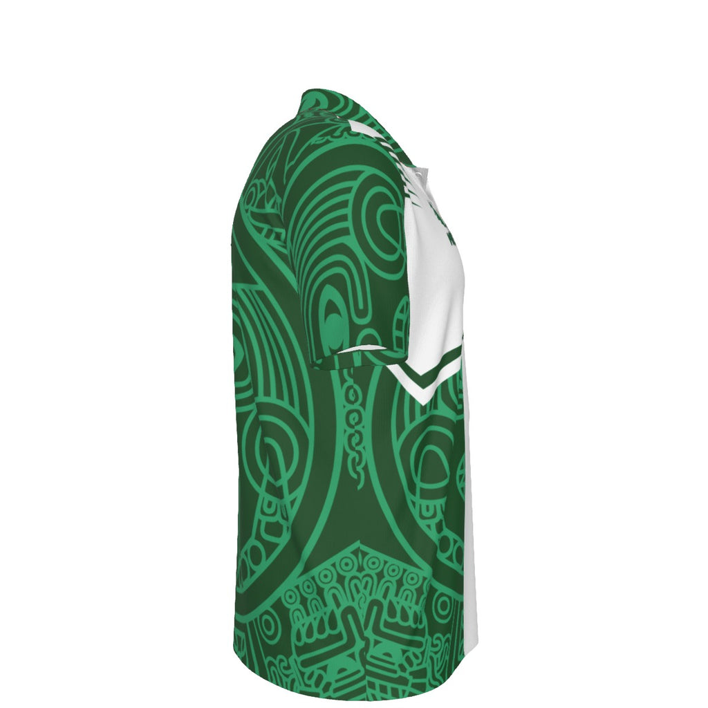 Polo de México Patrones Aztecas y Escudo Águila