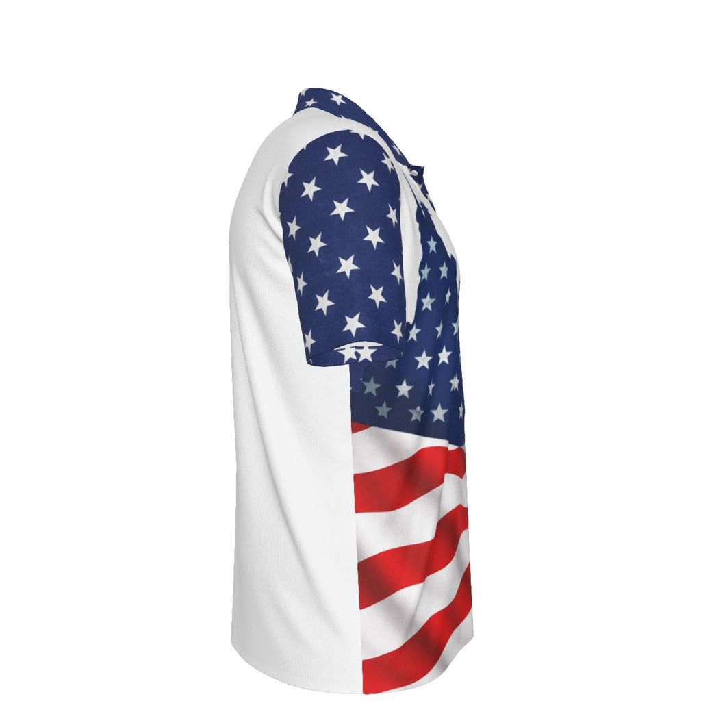 Polo USA para Hombre – Diseño Bandera Americana