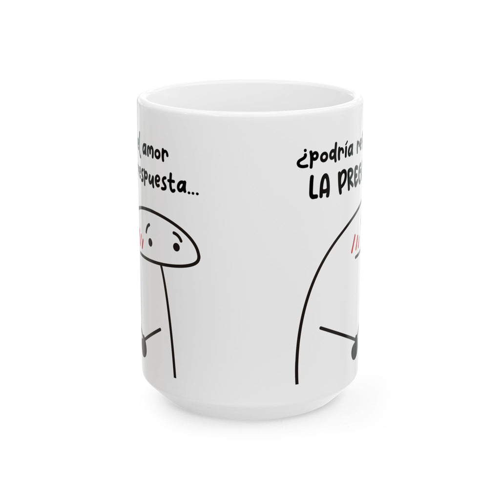 Taza San Valentin “Si el Amor es la Respuesta” Taza Romántica Doble Cara