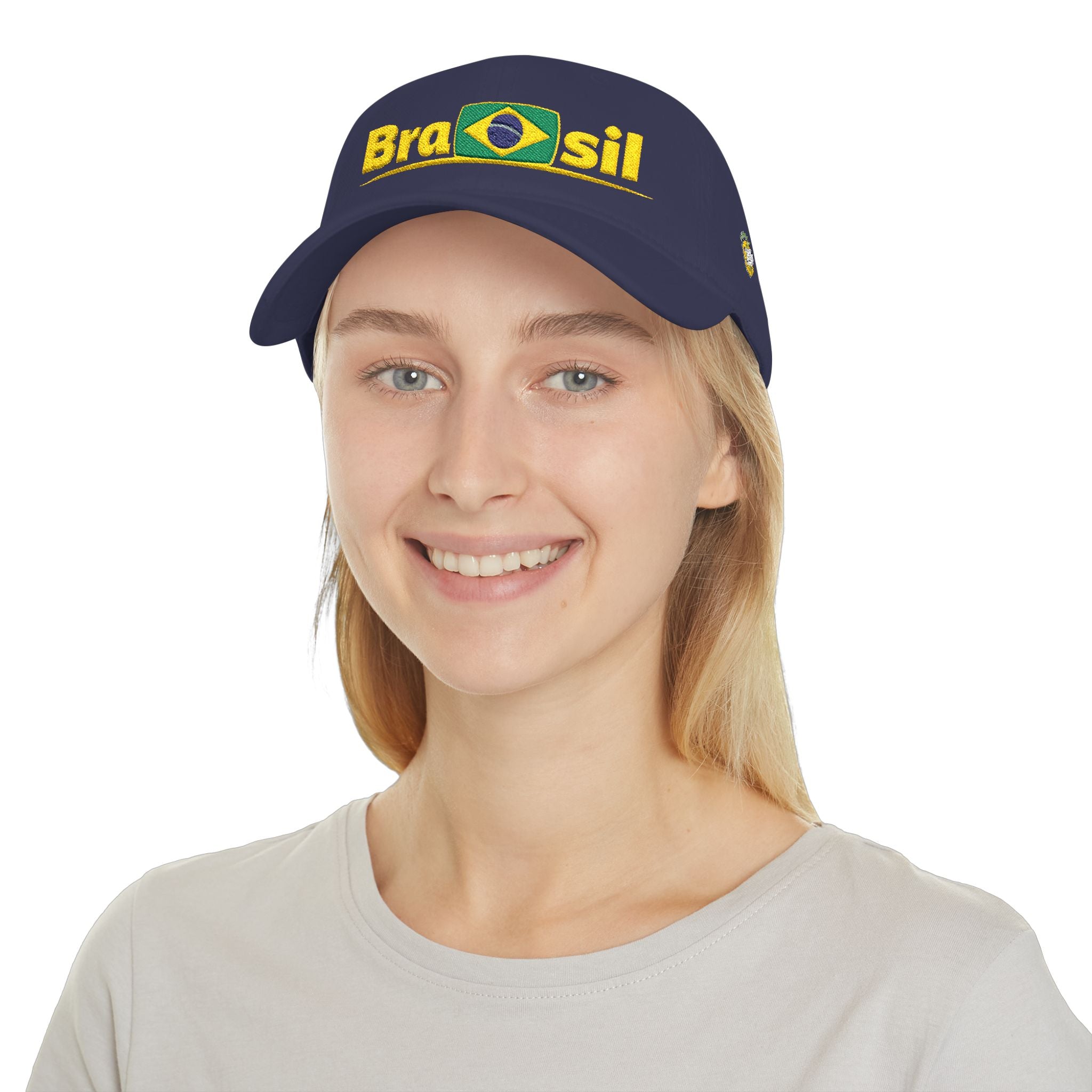 Gorra Brasil Bordada Ajustable Jogo Bonito 4 lados