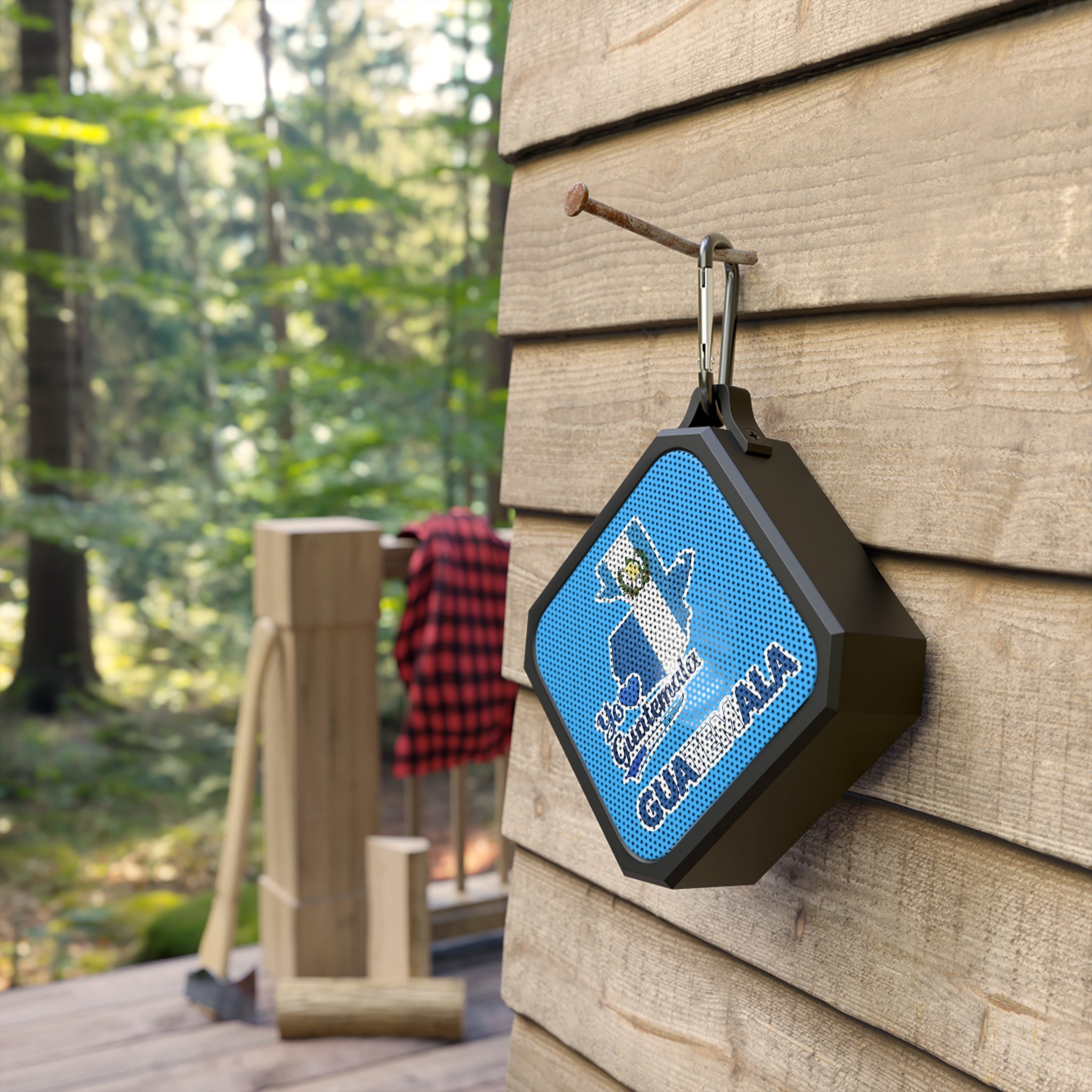 Bocina Bluetooth Guatemala Portátil Resistente al Agua Diseño Patriótico I Love Guatemala