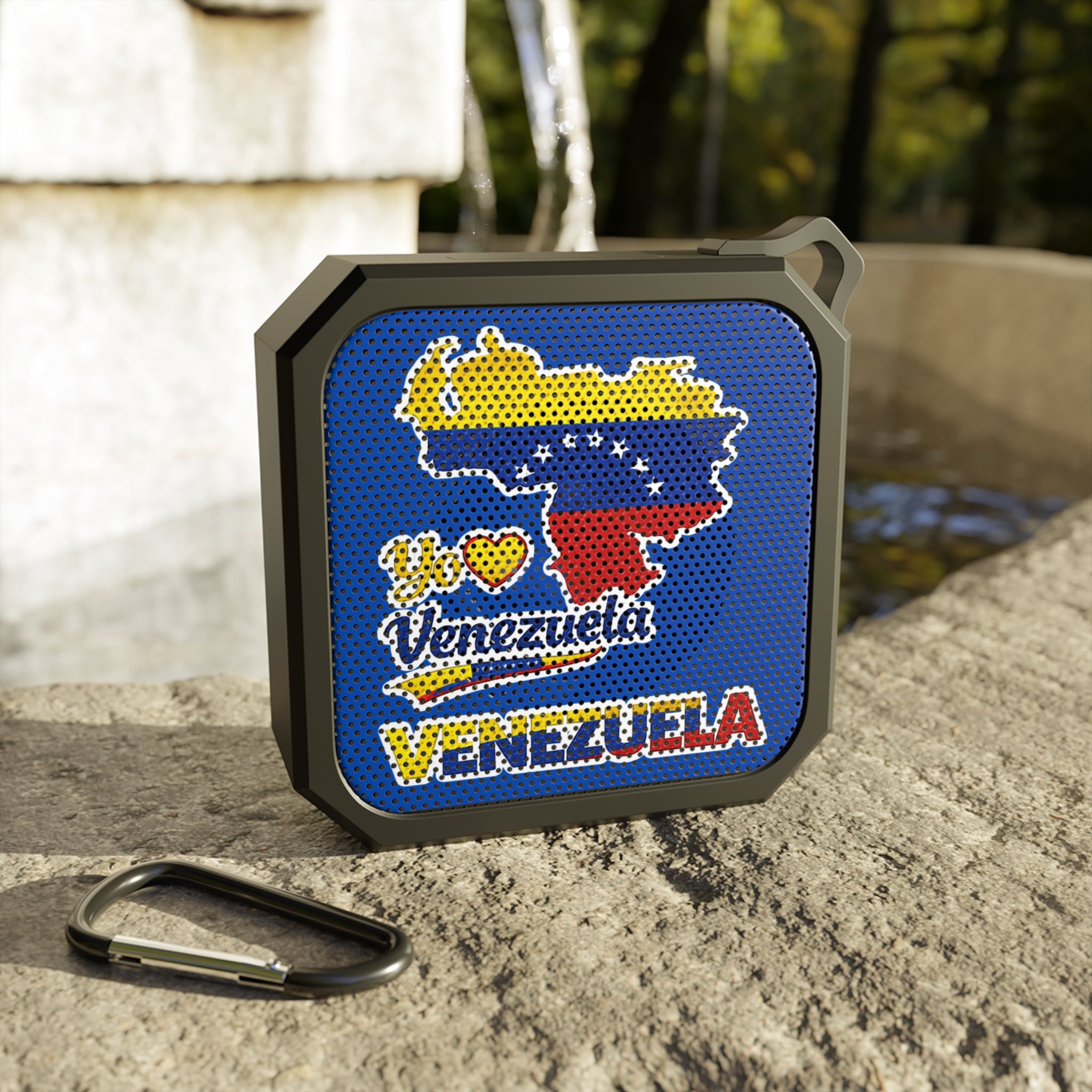 Bocina Bluetooth Venezuela Portátil Resistente al Agua Diseño Patriótico I Love Venezuela